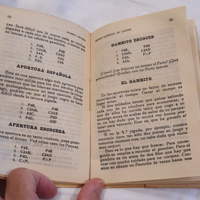 Método elemental del ajedrez.