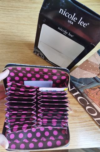 Cartera/tarjetero Nicole Lee - NUEVA