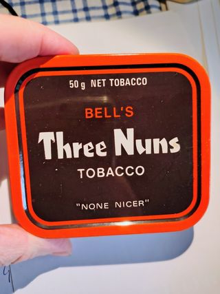 Latta Tabacco Bell's Three Nuns vuota 