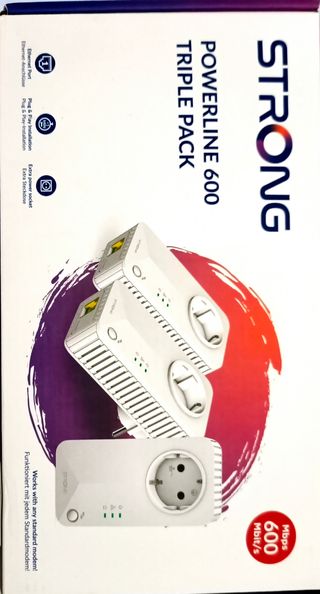 Pack x3 STRONG Powerline 600 PLC 