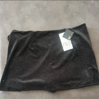 Falda pantalón Zara negra XL