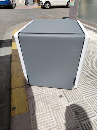Cubo asiento plegable