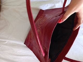 Bolso Rojo retro artesanal