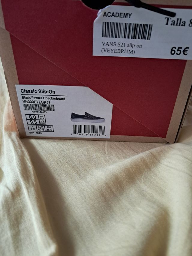 Zapatillas Vans Authentic Negras