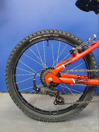 Bicicleta niños 20 pulgadas aluminio Rockrider ST 900 rojo