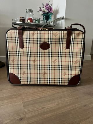 Valigia vintage Burberry Football Federation