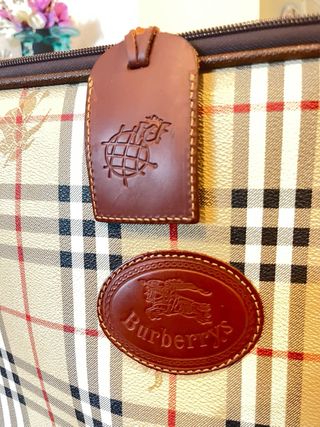 Valigia vintage Burberry Football Federation