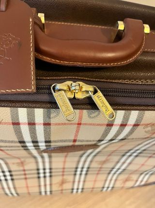 Valigia vintage Burberry Football Federation