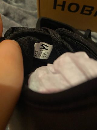 Zapatillas HOBIBEAR - Negras | Talla 45 | Nuevos