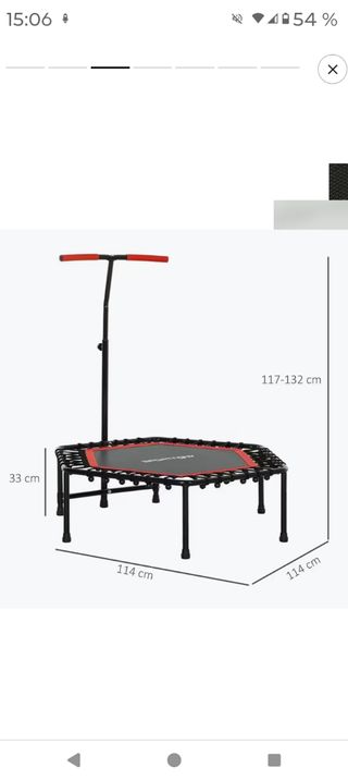 Mini cama elástica plegable