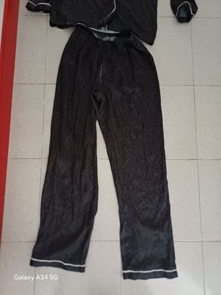 Pigiama donna seta leopardo tg M