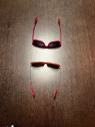 2 Gafas Ray-Ban niños - rojas y naranjas