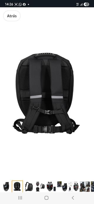 Mochila LED LOY - Diseño único con leds. Talla XL