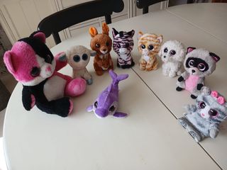 9 Peluches Ty Beanie Boos