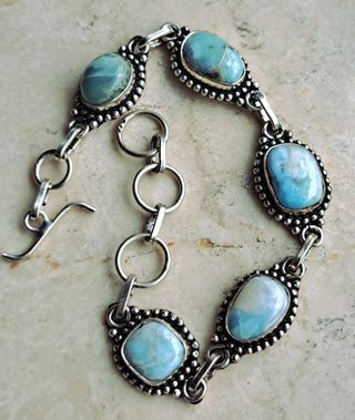 Bracciale Larimar Argento