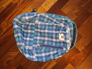 Zaino Invicta Doubleface Blu/quadretti