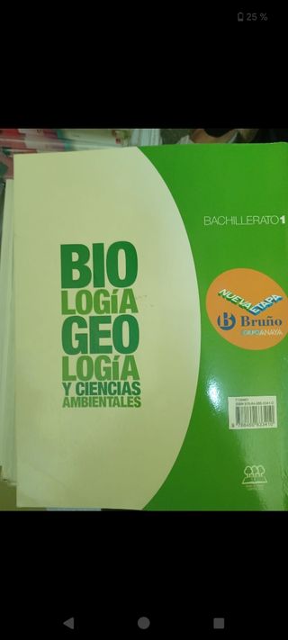 Biología, Geología y Ciencias Ambientales 1 Bac...
