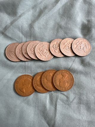 8 Monedas EEUU + 4 UK numismagia