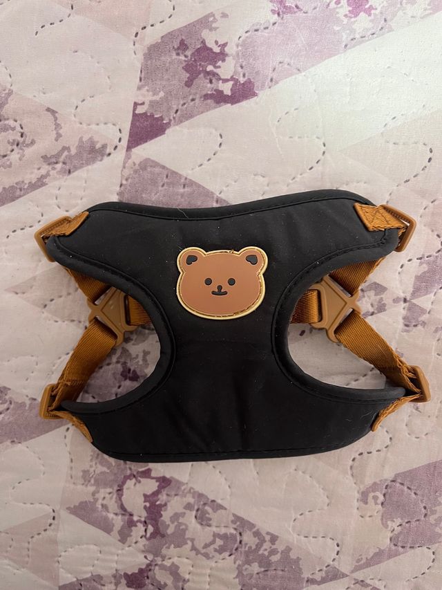 Arnés Perrito XS - Negro y Marrón