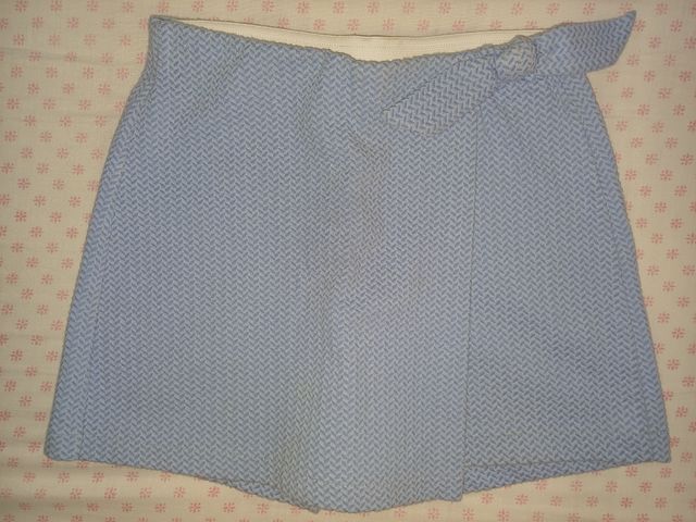 Falda pantalón azul