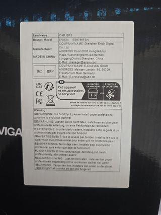Radio Coche GPS ERISIN ES6766FSN