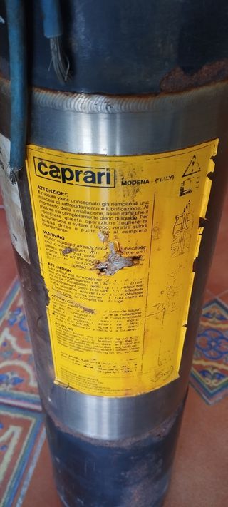 Bomba agua Caprari - usada