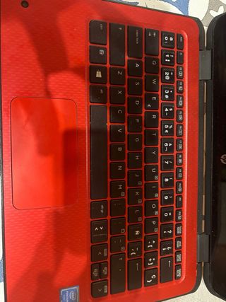 HP Probook x360 Rojo-Negro