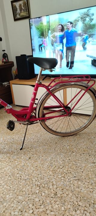 Bicicleta vintage roja