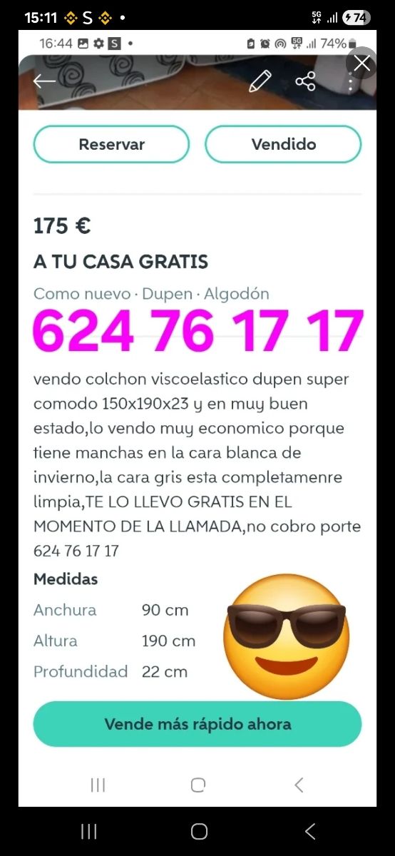 A TU CASA GRATIS 2 Colchones - Cama Individual