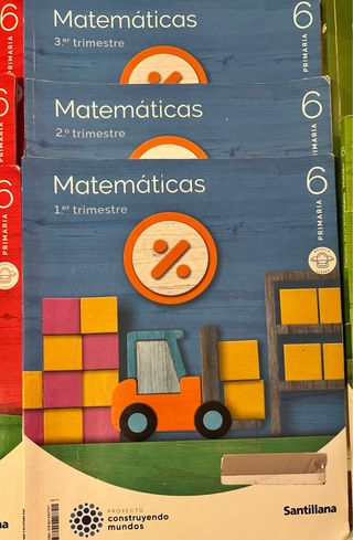 Libros 6 de primaria Santillana 