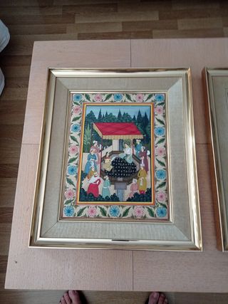 2 Cuadros Indios - Pinturas tela