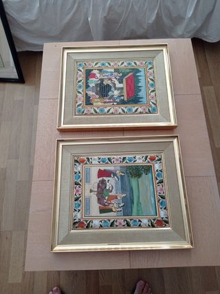 2 Cuadros Indios - Pinturas tela
