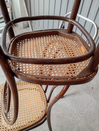 Set di 4 sedie Thonet vintage