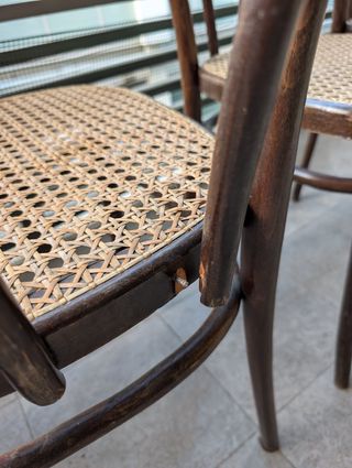 Set di 4 sedie Thonet vintage