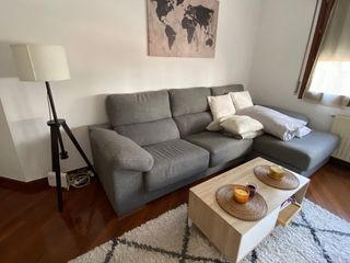 Sofá chaise longue 3 plazas - Gris