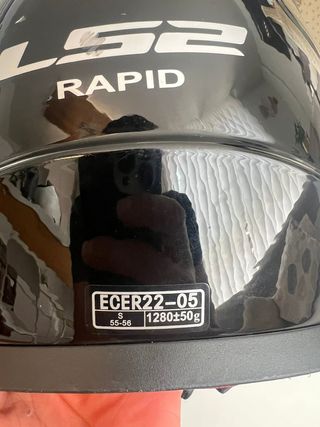 Casco moto talla S
