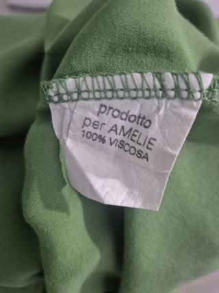 Tunica Amelie Milano verde, taglia unica