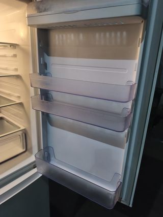 Nevera combi blanca