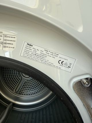 Secadora Haier 9kg - Bomba Calor