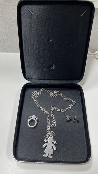 Pendientes Tous niña plata