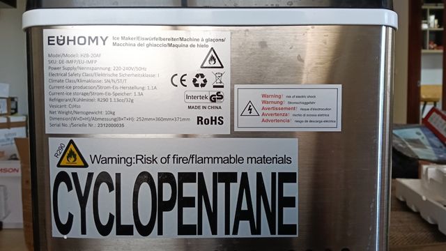 Máquina de hielo EUHOMY Nueva a estrenar