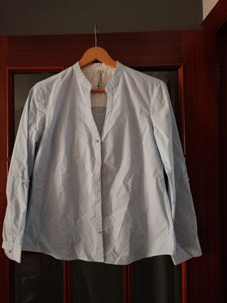 Blusa rayas azul-blanca