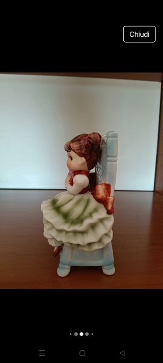 Figurina Capodimonte Bambina