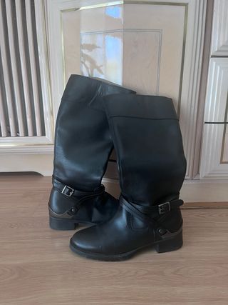 Botas altas negras mujer