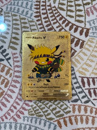 Pikachu V - Carta Metálica