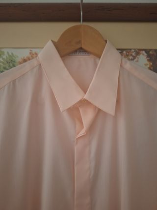 Camisa Ross & Berred rosa manga larga