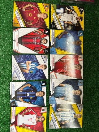 10 cartas coleccionables fútbol