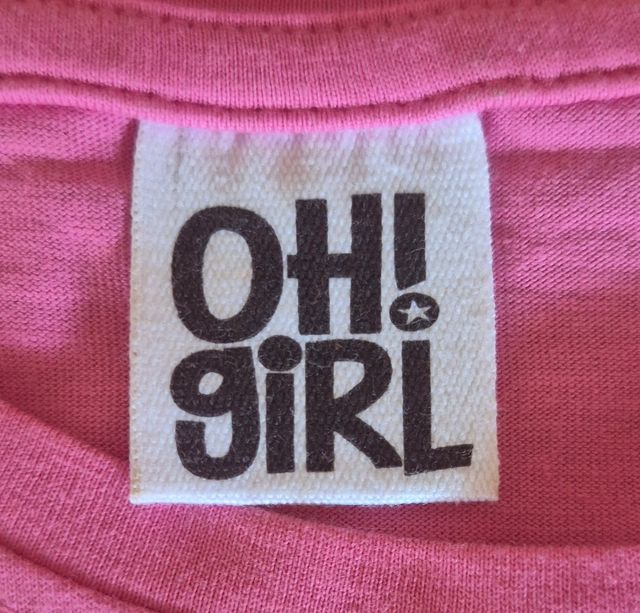 Camiseta OHH GIRL rosa - dulce