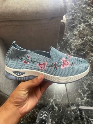 Zapatillas mujer cómodas azules