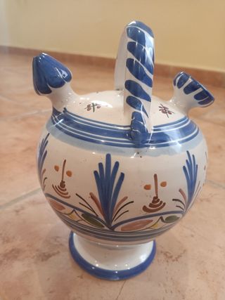 Botijo Cerámica pintado a mano (tara)